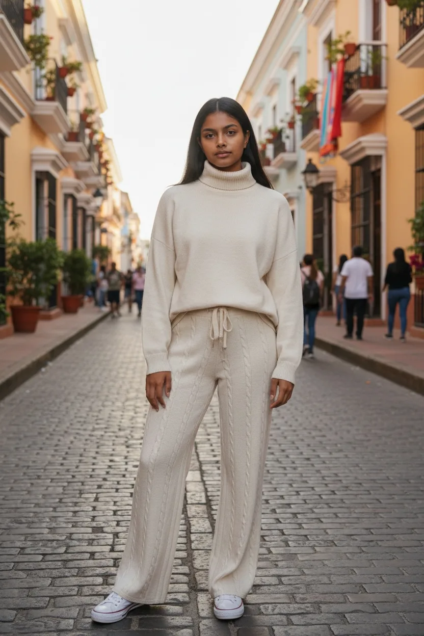 Pantalone e maglione rudolf