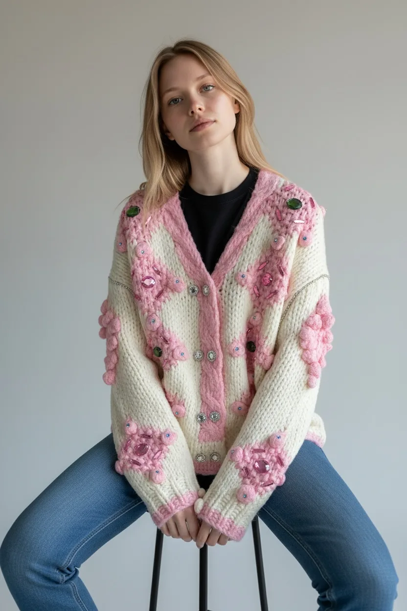 Cardigan Rose