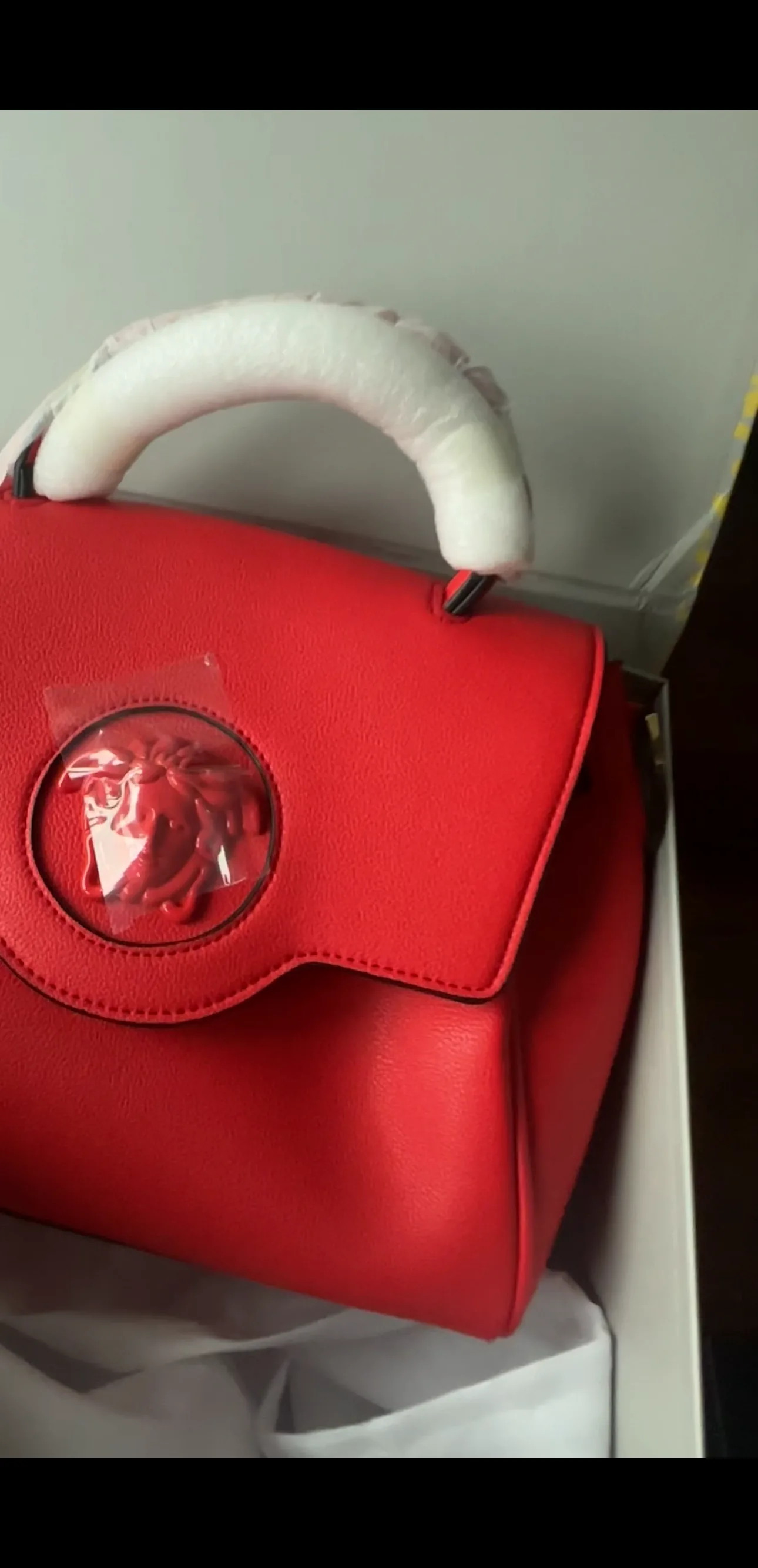 Borsa Versace Medusa Piccola Rossa